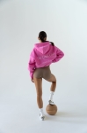 BLUZA THE LINES HOODIE FRAGOLA L