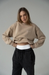BLUZA THE LINES CREWNECK SABBIA S
