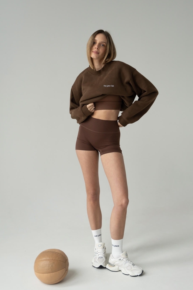 BLUZA THE LINES CREWNECK ESPRESSO M