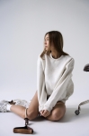 BLUZA THE LINES CREWNECK LIMONE L 