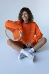 BLUZA THE LINES CREWNECK PAPAYA M