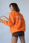 BLUZA THE LINES CREWNECK PAPAYA L
