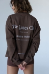 BLUZA THE LINES SWEATSHIRT ESPRESSO L