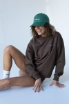 BLUZA THE LINES SWEATSHIRT ESPRESSO XL