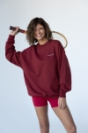 BLUZA THE LINES SWEATSHIRT SANGUE M